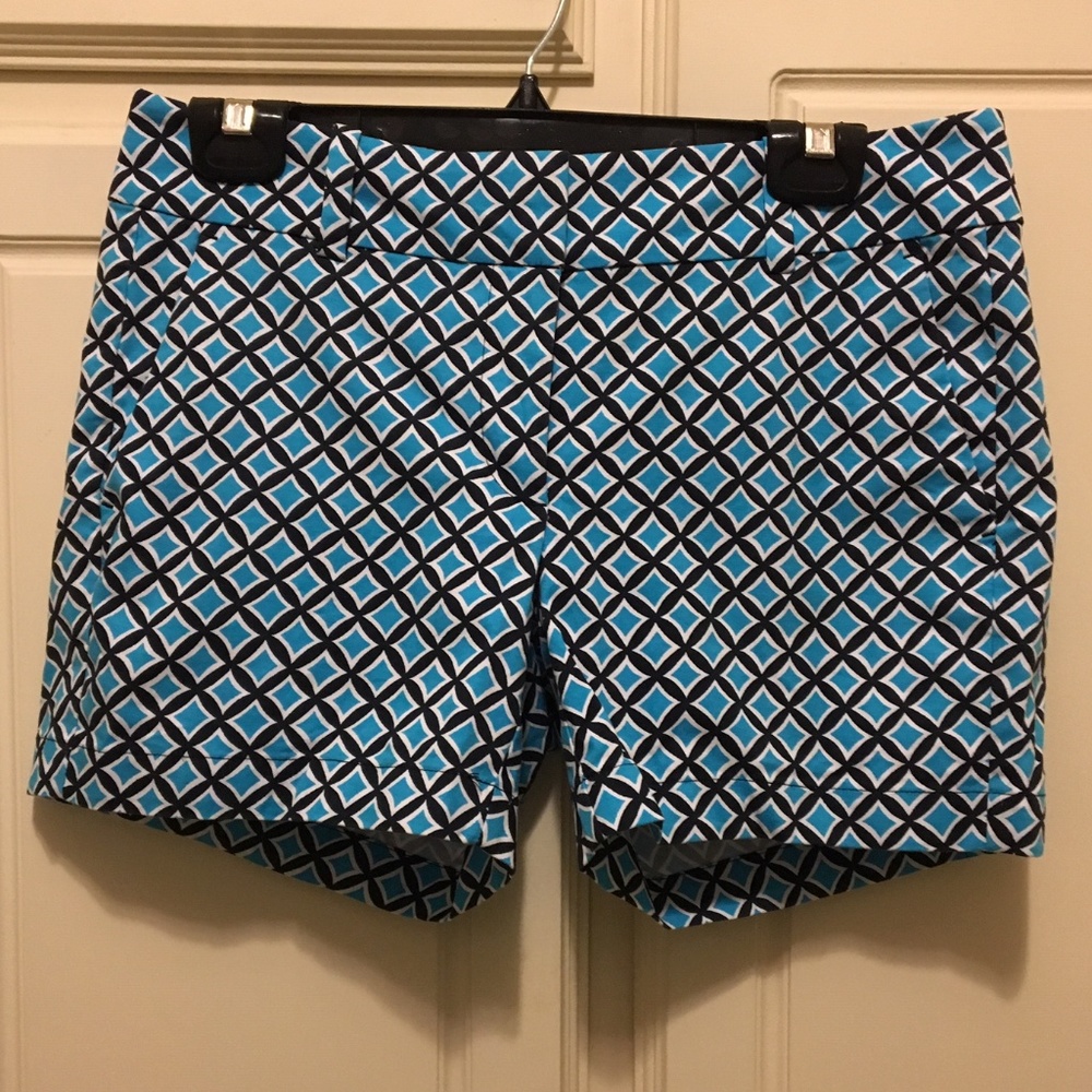 Ann Taylor Diamond Print City Shorts